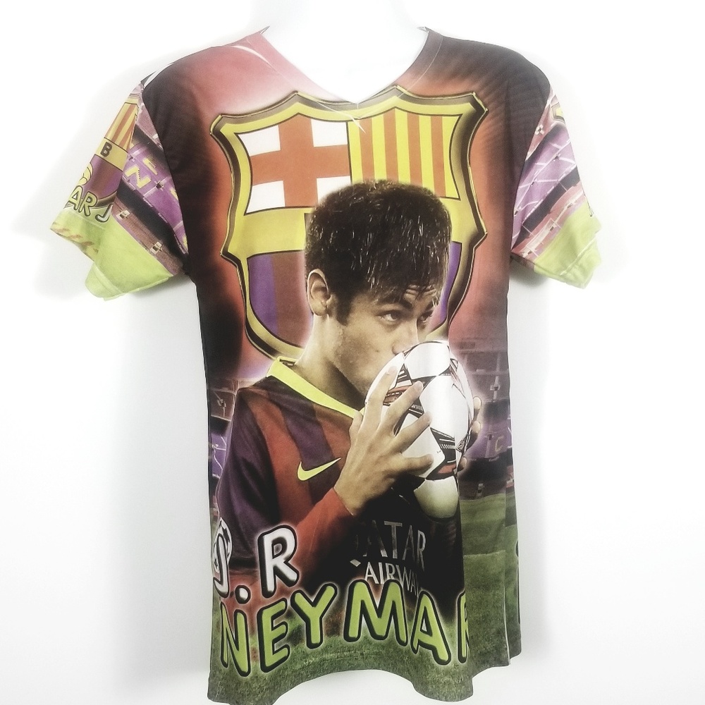 J.R. Neymar Soccer T-Shirt Missing Size Tag